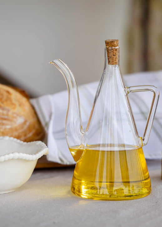 Stiklinis indas aliejui, 500 ml